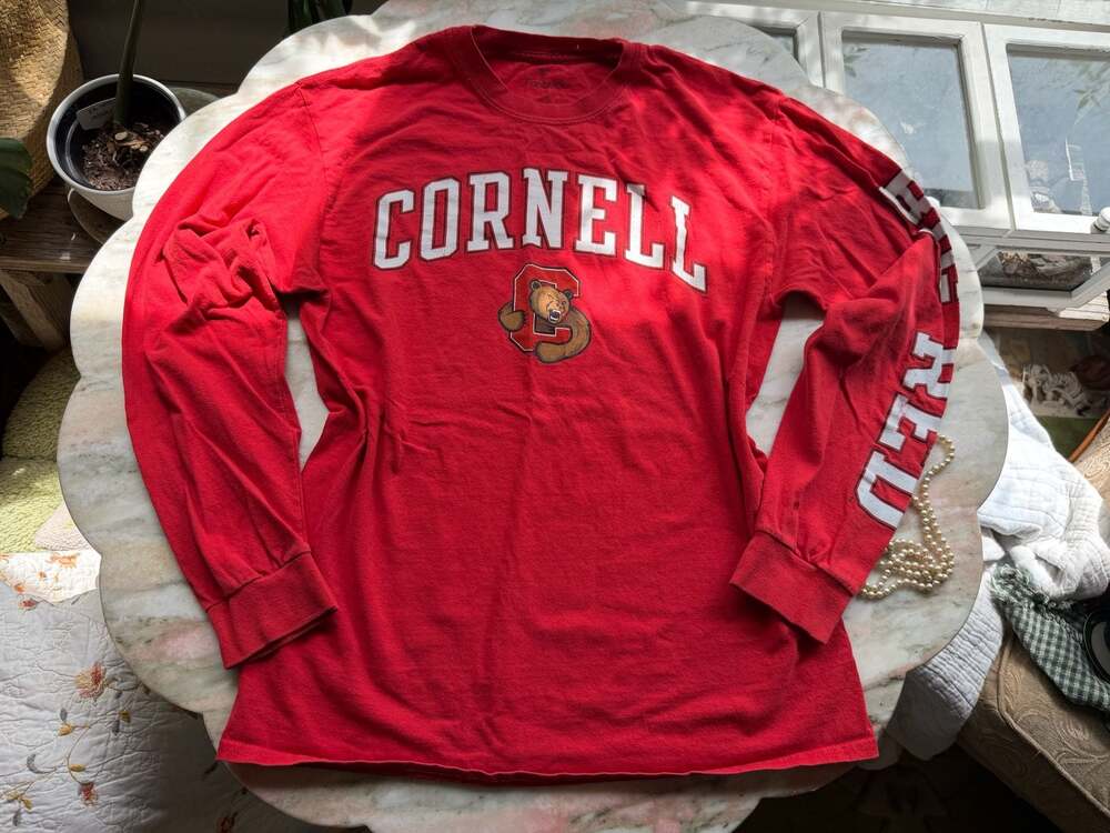 Fanatics Cornell University Long Sleeve T-Shirt Red Big Red
